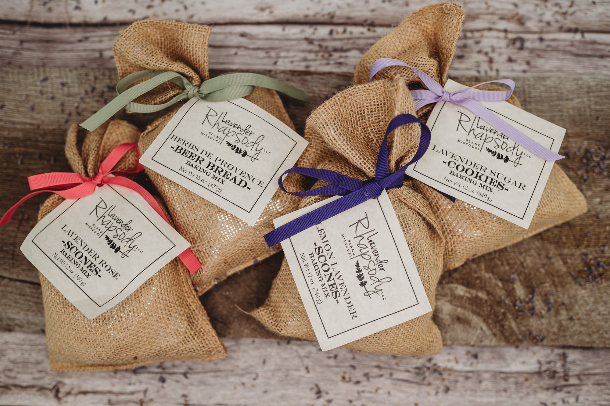 Lavender baking mixes