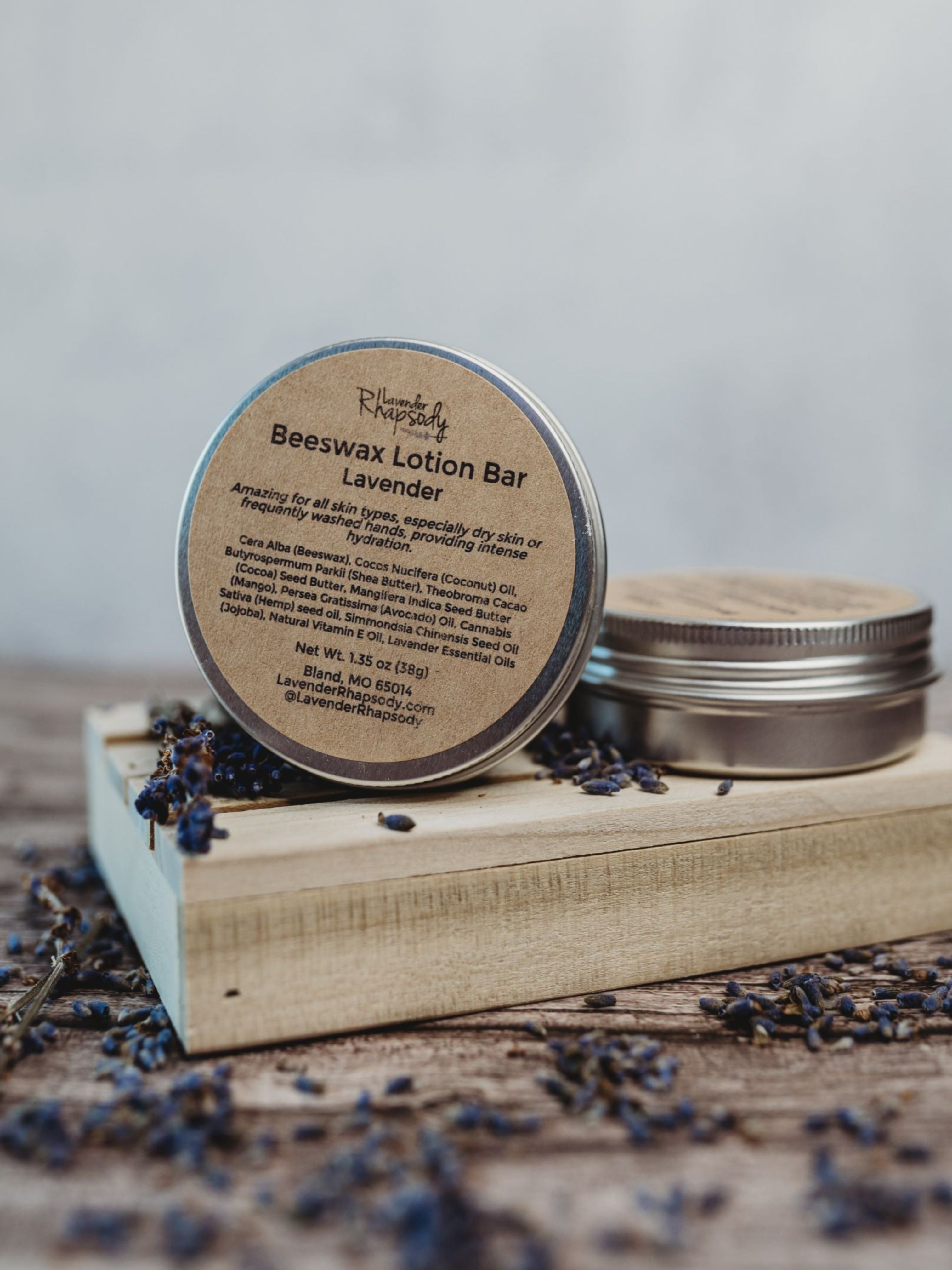 Beeswax Lavender Lotion Bar