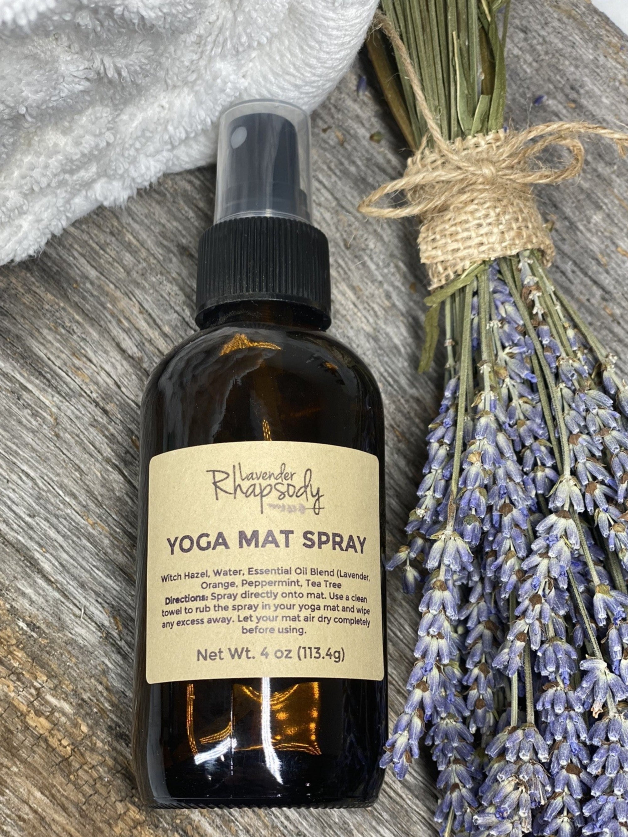 mixing lavender and tea tree oil Yoga Mat Spray