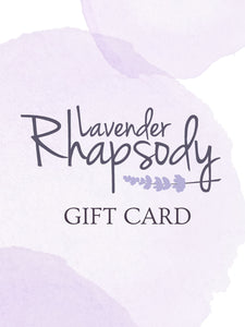 Lavender Rhapsody Gift Card